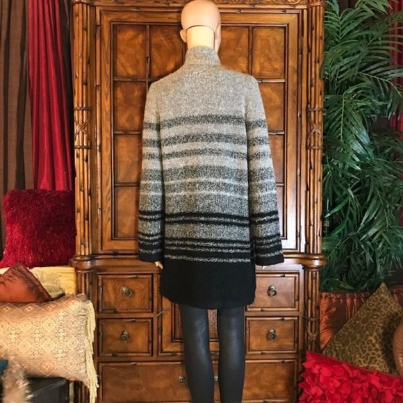 NWOT Jones New York Stripe Duster Cardigan - Picture 8 of 16